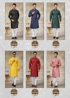 Outluk Vol 139 Mens Digital Printed Silk Kurta Pajama Wholesale Maunfacturers